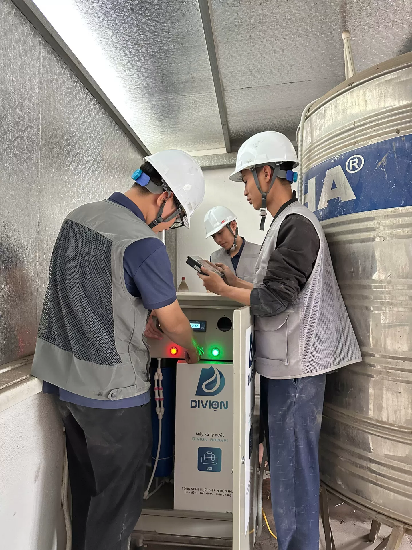 [Nhật ký thi công – 15/03/2026] Hoàn thành lắp đặt Máy tổng DIVION