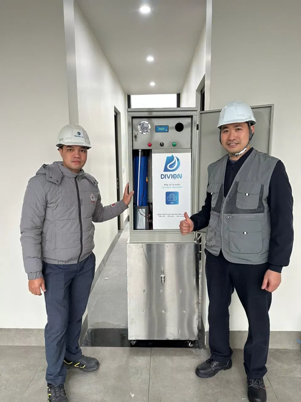 [Nhật ký thi công – 21/01/2026] Hoàn thành lắp đặt Máy xử lý nước DIVION uống trực tiếp tại vòi