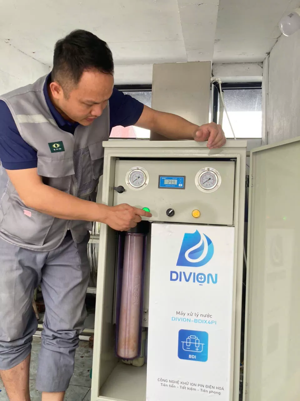 [Nhật ký thi công – 30/01/2026] Hoàn thành lắp đặt Máy xử lý nước DIVION uống trực tiếp tại vòi