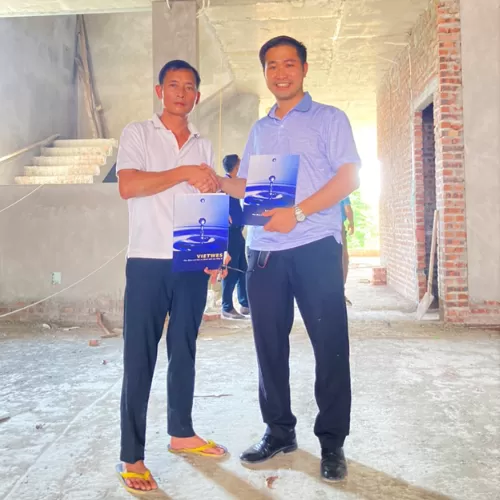 Dự án khách hàng: Hệ thống lọc tổng đầu nguồn DIVION tại Thạch Thất, Hà Nội