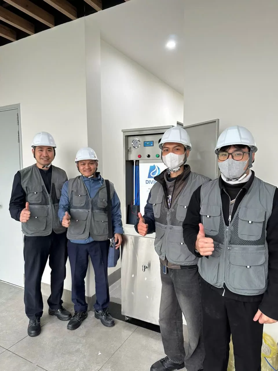 [Nhật ký thi công – 21/01/2026] Hoàn thành lắp đặt Máy xử lý nước DIVION uống trực tiếp tại vòi